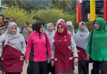 Bulan Bakti Dasawisma, dan BBGRM Digelar di Objek Wisata Linggai