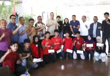 Lemkari Sumbar Lepas 11 Atlet Menuju Kejurnas FORKI