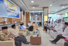 Bank Nagari Lubuk Basung Lepas 52 Jamaah Haji, Bupati Agam Beri Tausiah dan Dukungan