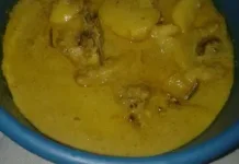 Masakan Jadul Olahan Sederhana Gulai Kentang Telur, dan Teri