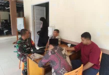 Babinsa Pangkalan Perkuat Silaturahmi Komsos di Gunung Malintang