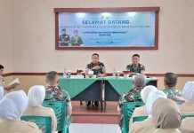 Dankesyah 01.04.04 Padang Kunjungi Rumkit Tk IV Bukittinggi, Perkuat  Layanan