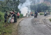 Koramil Guguak Gelar Karya Bakti Sambut Hari Bumi