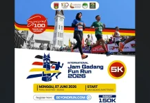Tiket International Jam Gadang Fun Run 2026 Ditetapkan Rp.150.000