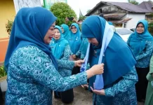 Masuk 6 Besar, Kelompok Dasawisma Messra 6 Dinilai Tim Provinsi Sumbar