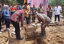 BNPB Bangun Rumah Contoh Huntap Mandiri di Padang Panjang Pakai Sepablock