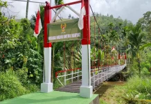 Jembatan Garuda Sungai Rimbang Rampung 100 Persen Diresmikan
