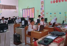 Ujian Akhir Siswa MI Al-Ikhwan Tertib Lancar