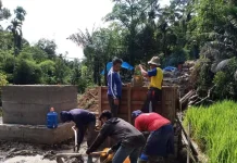 Progres Jembatan Gantung Garuda Tahap IV Suliki Capai 19,25 Persen