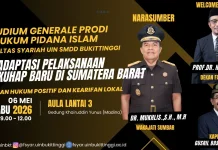Prodi HPI Fakultas Syariah UIN Bukittinggi menyelenggarakan Studium Generale