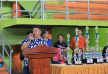 Peringati Hardiknas, Bupati Pasaman Buka Turnamen Volley Ball PGRI Pasaman
