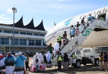 Kloter 14 Berangkat, Embarkasi Padang Sukses Tuntaskan Pemberangkatan Haji