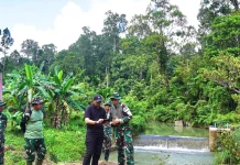 Konektivitas Wilayah, Dandim Mentawai Cek Pembangunan Jembatan Antar Desa