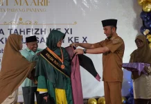 SDIT Ma’arif Padang Panjang Wisuda 40 Hafiz dan 76 Siswa Angkatan X