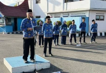 Abdul Gafar Zakaria Pimpin Upacara Harkitnas 2026 di RRI Bukittinggi