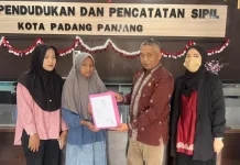 Dukcapil Padang Panjang Raih Nilai 90, Kategori Sangat Baik dari Kemendagri
