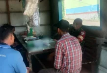 Babinsa Luhak Imbau Warga Waspada Cuaca Keamanan