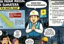 Listrik Padam Massal, Sumatera Gelap Gulita Jumat Malam