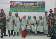 Kasrem Wirabraja Dampingi Operasi Katarak Gratis Warga Mentawai