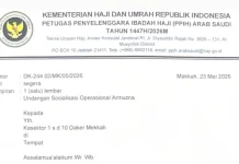 Soliditas Petugas Menjadi Kunci Kelancaran Armuzna Jamaah