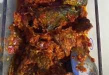 Nikmatnya Ikan Kembung goreng balado campur tempe
