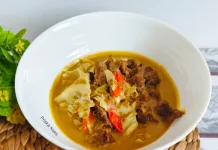 Masakan Tradisional, Tongsen daging yang gurih dan nikmat
