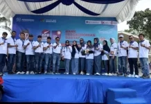 Perbarindo Nasional Meriahkan Perayaan 100 Tahun Jam Gadang