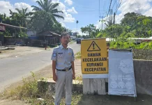 Jasa Raharja Pasang Spanduk Keselamatan di Tiga Kecamatan Rawan