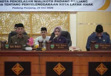 Pemko Padang Panjang Komitmen Wujudkan Kota Layak Anak lewat Ranperda