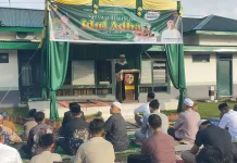 Kodim 0306/50 Kota Gelar Sholat Idul Adha Khidmat