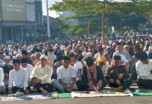 Ribuan Jamaah Padati Sholat Idul Adha Payakumbuh