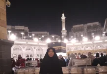 Tugas ikhlas Menjadi Anugerah, Gemerlap Ka'bah Menggetarkan Hati Yuni Yelfia
