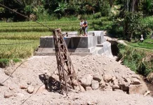 Pembangunan Jembatan Garuda Mudiak Liki Capai 70 Persen