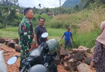 Babinsa Harau Perkuat Kedekatan Warga Jorong Landai