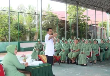 Persit 50 Kota Gelar Penyuluhan Kesehatan Keluarga