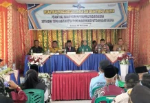 Danramil Kapur IX Hadiri Pelantikan Pj Wali