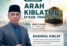 Kemenag Ajak Cek Arah Kiblat Rashdul