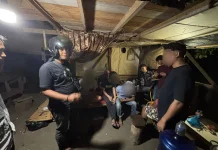 Pesta Sabu, Empat Pelaku Diamankan Polres Pasaman Barat di Kampung Cubadak