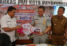 Pemko Payakumbuh Apresiasi Ambulans Jasa Raharja PMI
