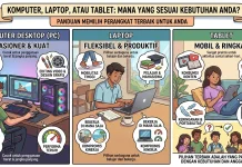 Komputer, Laptop, atau Tablet, Mana yang Sesuai Kebutuhan Anda?