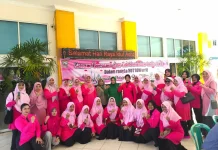 GOW Pasbar Peringati HUT ke-18 Senam Kesehatan