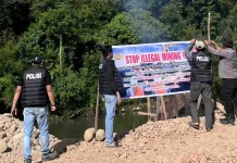 Polres Limapuluhkota Sisir Dugaan Aktifitas Tambang Ilegal di Kapur XI