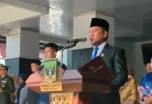 Ketua DPRD Padang Pariaman Baca Pancasila Penuh Wibawa