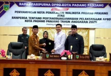 Pemko Padang Panjang Laporkan APBD 2025, Realisasi Pendapatan Rp565 M