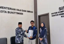 Keluarga Jemaah Haji Bisa Wakili Pengambilan Air Zamzam di Kemenhaj Bukittinggi