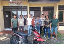 Tim URC Satreskrim Polres Pasbar Amankan Pelaku Pencurian Kotak Amal Masjid