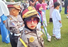Pawai Meriah Anak TK se kota Payakumbuh Warnai Penutupan PENSI