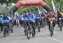 Balap Sepeda di Payakumbuh Berlangsung Meriah