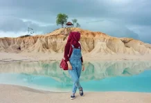 Gurun Pasir Bintan Memiliki Hamparan Pasir Putih yang Luas, dan Telaga Biru