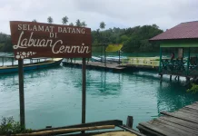 Labuan Cermin, "Menelusuri Keajaiban Danau Dua Rasa"